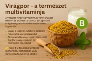 virágpor tulajdonságok